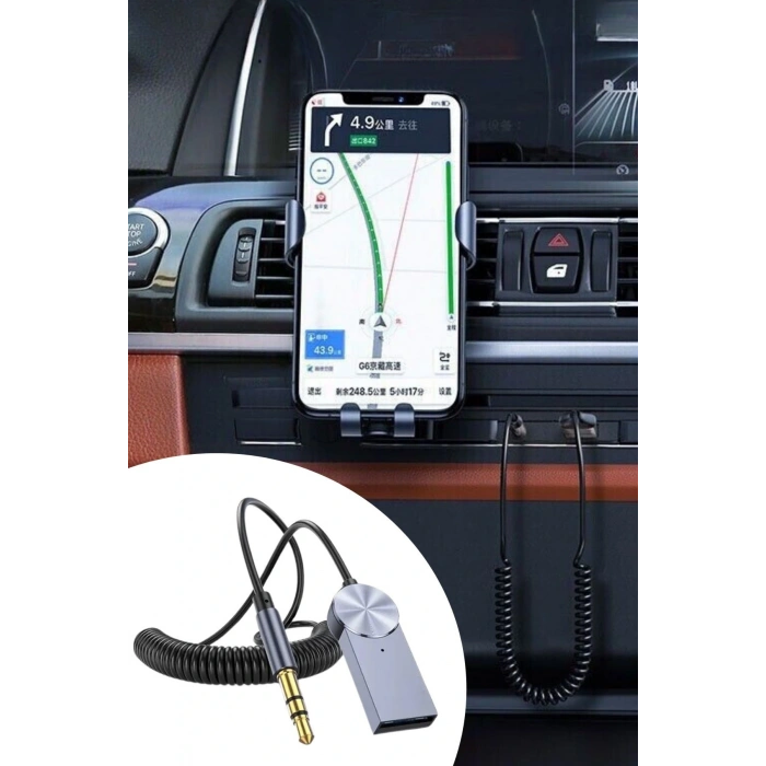 BUFFER® Araba için Bluetooth Aux Alıcısı Wireless Araç Kiti