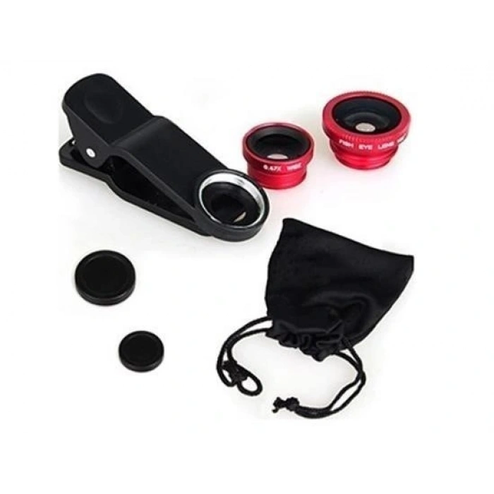 BUFFER® Balık Gözü Cep Telefonu Lensi (Tüm Modellere Uyumlu)