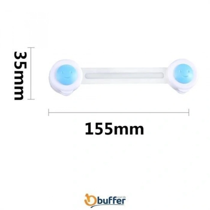 BUFFER® Bebek ve Çocuklar İçin Dolap Çekmece Emniyet Güvenlik Kilidi