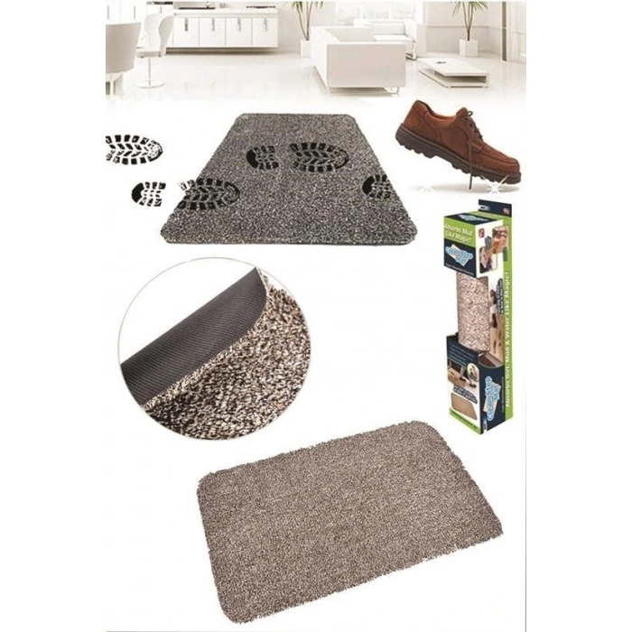 BUFFER® Çamaşır Makinesinde Yıkanabilir Kir Toz Emici Mikrofiberli Paspas