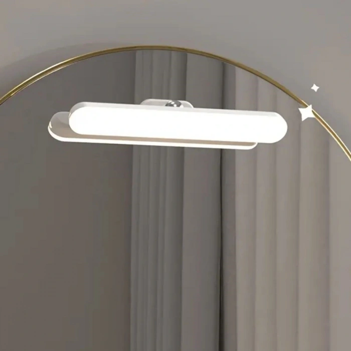 BUFFER® Dokunmatik USB İle Şarj Olabilen 27 cm Led Aydınlatma Makyaj Aynası Işığı