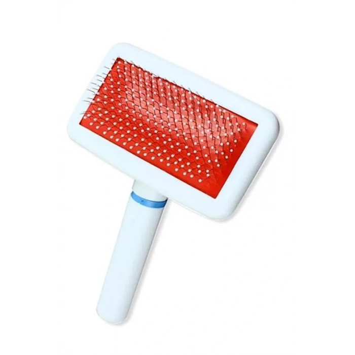 BUFFER® Paslanmaz Evcil Hayvan Kedi Köpek Tüy Tarama Toplama Fırçası Kolay Temizlenir Bakım Aleti