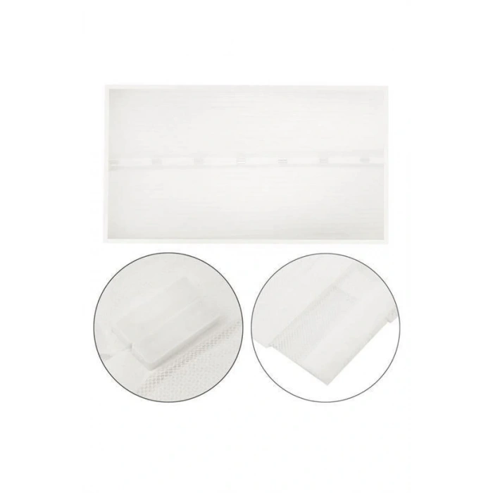 BUFFER® Pratik Manyetik Mıknatıslı Beyaz Kapı Pencere Sinekliği Tülü 90 x 210 cm