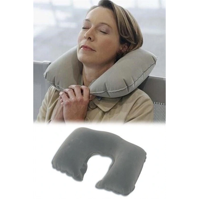 BUFFER® Seyahat Yolculuk Uyku Boyun Yastığı Ergonomik Ortopedik Yastık