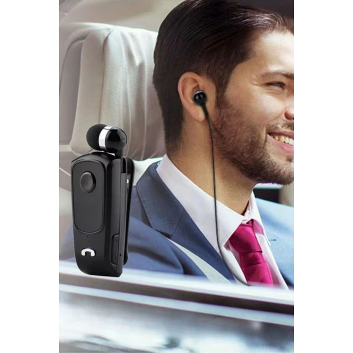 BUFFER® Telefon Bağlantılı Makaralı Kulaklıklı Bluetooth Kulaklık