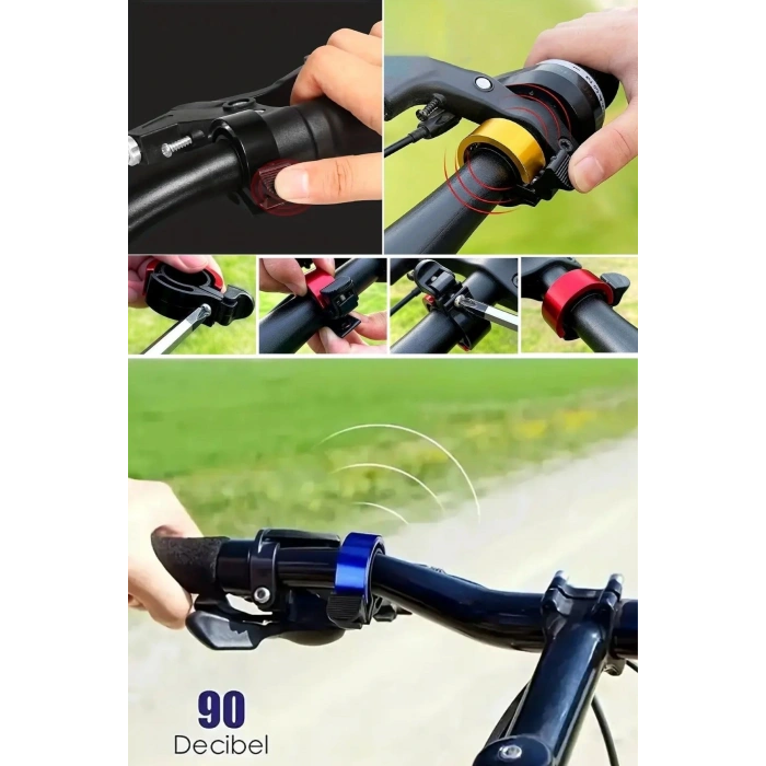 BUFFER® Ultra-Yüksek Sesli Alüminyum Alaşımlı Bisiklet Zili