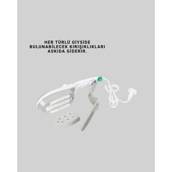 Buharlı Kırışıklık Giderici Pratik Ev ve Seyahat Ütüsü