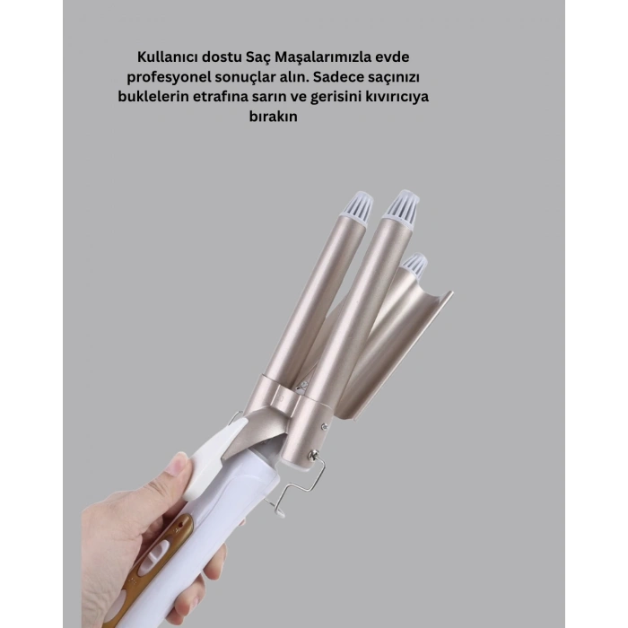 Bukle Saç Maşası – Kolay Kullanım, Sağlıklı Bukleler yüksek ısılı