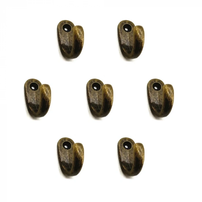 Büyük Tekli Fincan Askı, Dekor Askısı - Antik, 100 Adet, 12x23x30 Mm