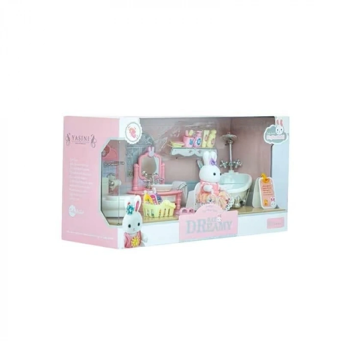 BY DREAMY MİNİ TAVŞAN BÜYÜK BANYO OYUN SETİ-MGA