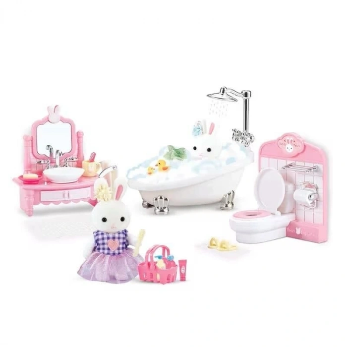 BY DREAMY MİNİ TAVŞAN BÜYÜK BANYO OYUN SETİ-MGA