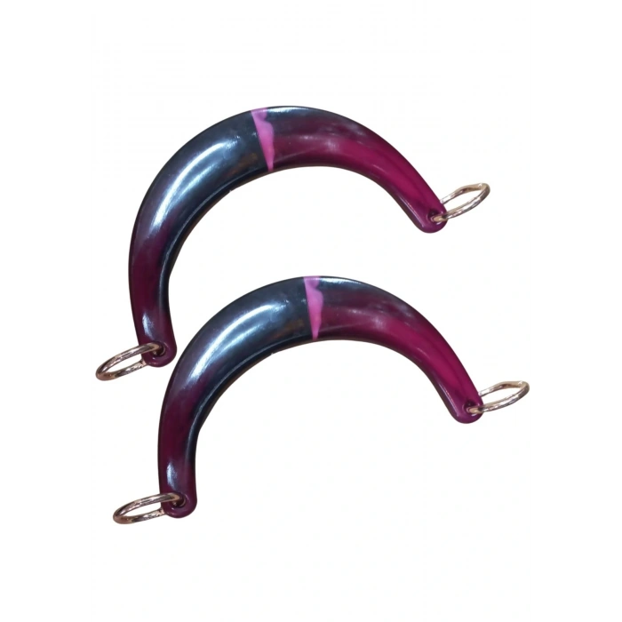 Çanta Sapı Ay Model Fuşya 17 cm