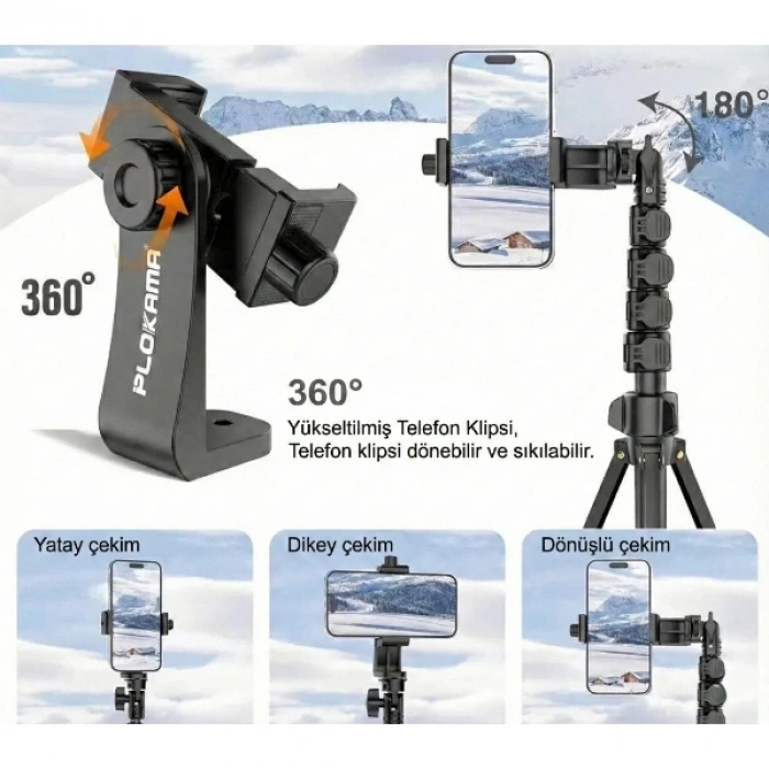Çantalı Kumandalı Tripod