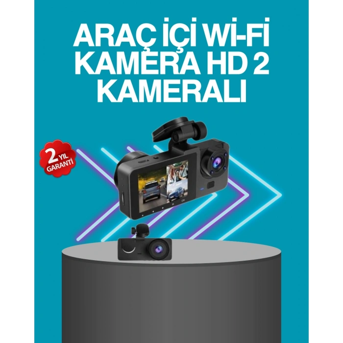 CarPlay Fotoğraf ve Video Kaydedici Araç İçi Kamera Ekranlı