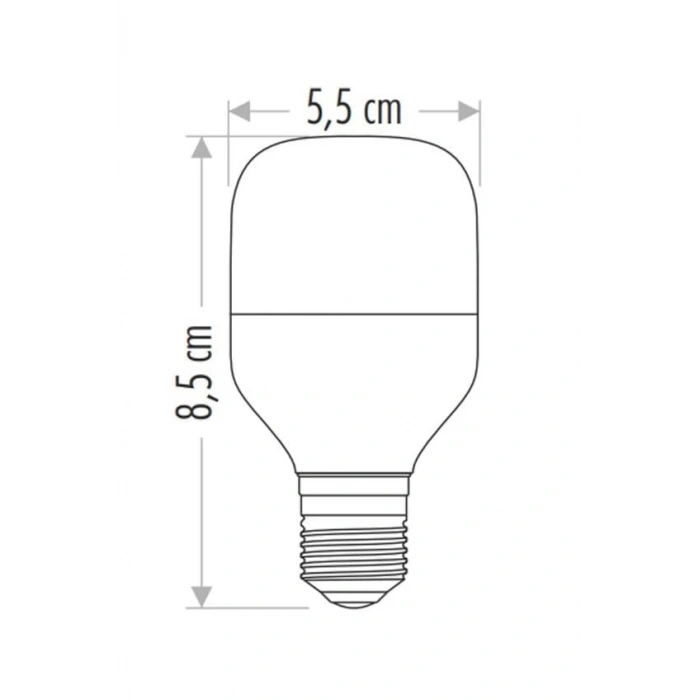 CATA CT 4330 25 W Led Ampul 6400K Beyaz Işık E27 Duy
