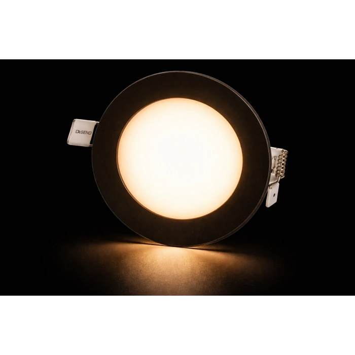 CATA CT 5125 Siyah Kasa Led Spot 6W 3200K Gün Işığı