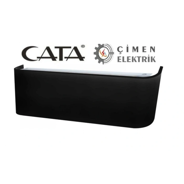 CATA CT 5213 12W Modern Penguen Led Aplik Siyah Kasa 3200K Günışığı