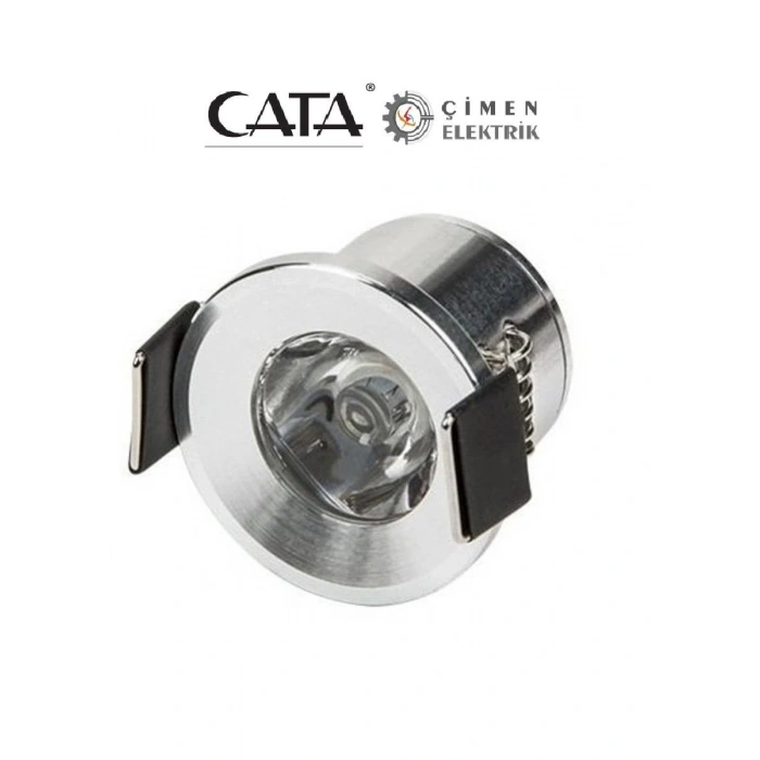 CATA CT 5270 1 W Yıldız Led Spot Satin Kasa 3200K Gün Işığı
