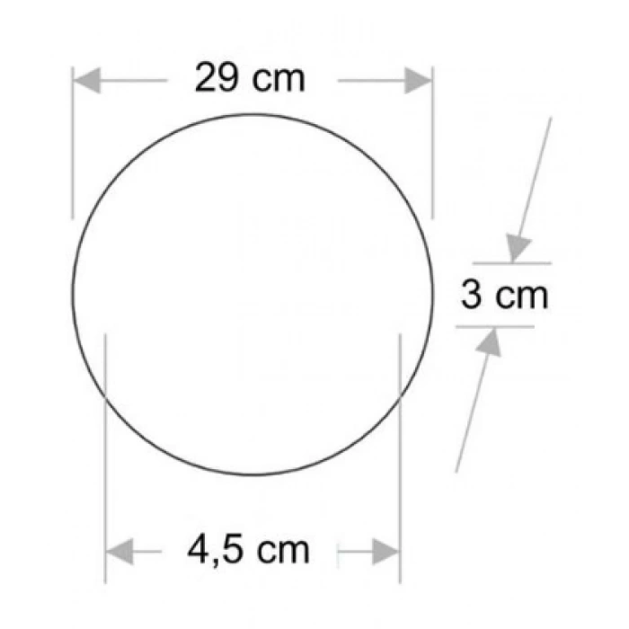 CATA CT 5665 Sıva Üstü 55W Led Spot 6500K Beyaz Işık