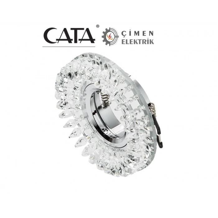 CATA CT 6569 Menekşe Kristal Cam Spot Kasası