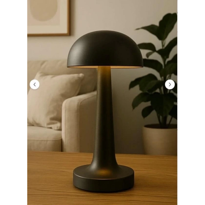 CATA CT 8428 Lizbon Siyah Kasa Antik Şarjlı Masa Lambası