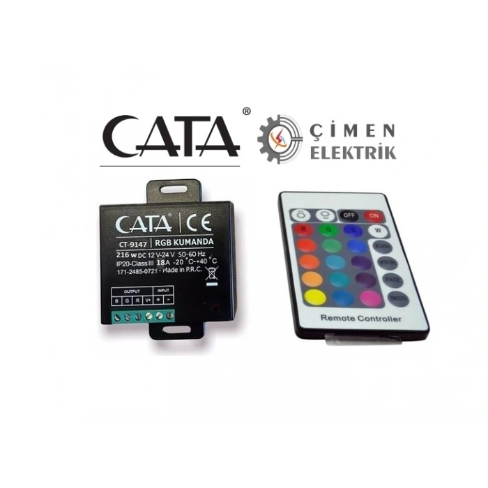 CATA CT 9147 18A - 216W Rgb Led Kumandası