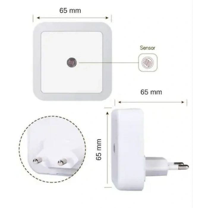 CATA CT 9500 Fotoselli Gece Lambası Pembe