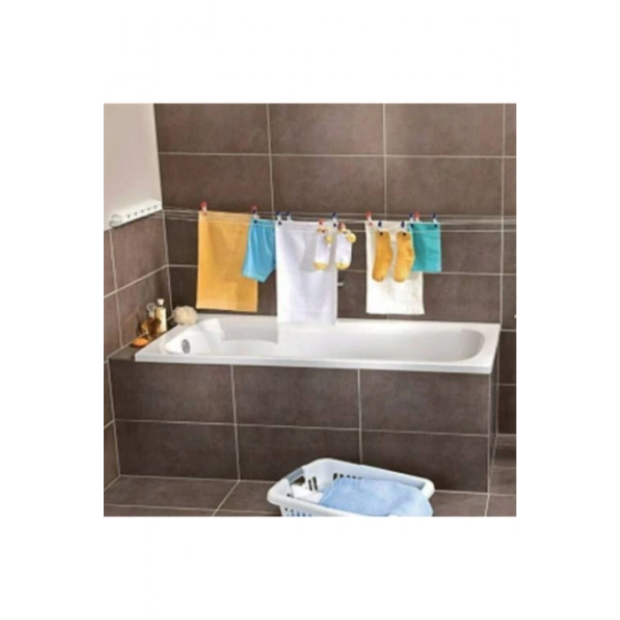 Çek-as Askı Beş Ipli Çamaşır Kurutma Askısı Duvara Monte Kurutmalık