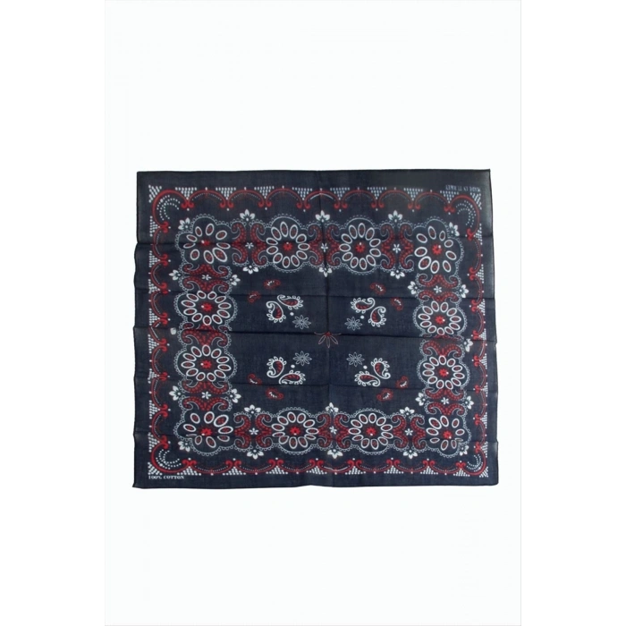 Çiçek Desenli Bandana 50*50