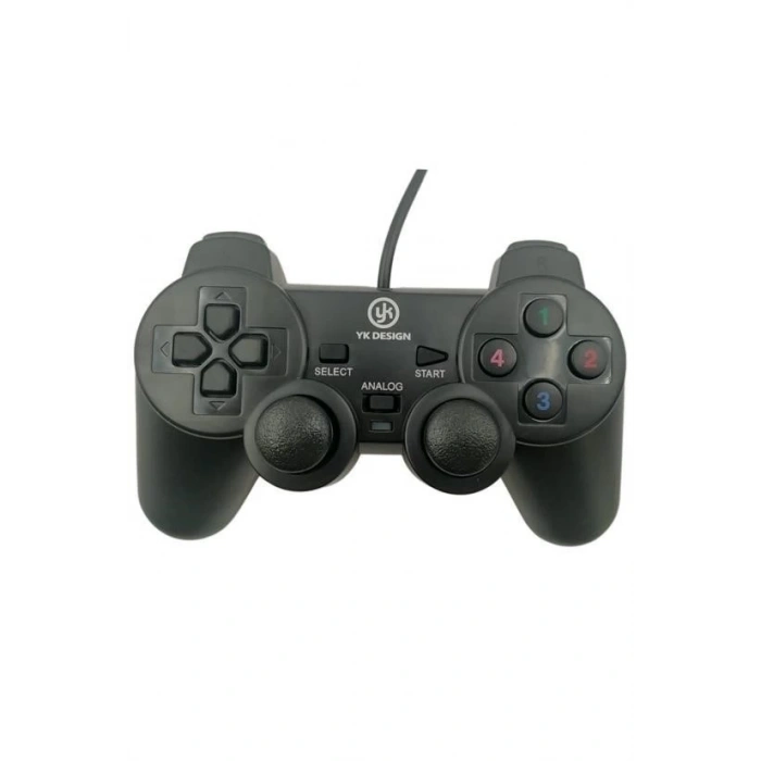 Çift Titreşimli Usb Kablolu Oyun Kolu Pc Uyumlu Vibration Gamepad