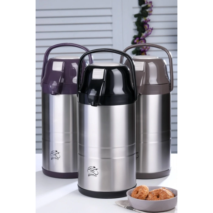 CKR-2008 3.5LT  POMPALI ÇELİK TERMOS (5047)