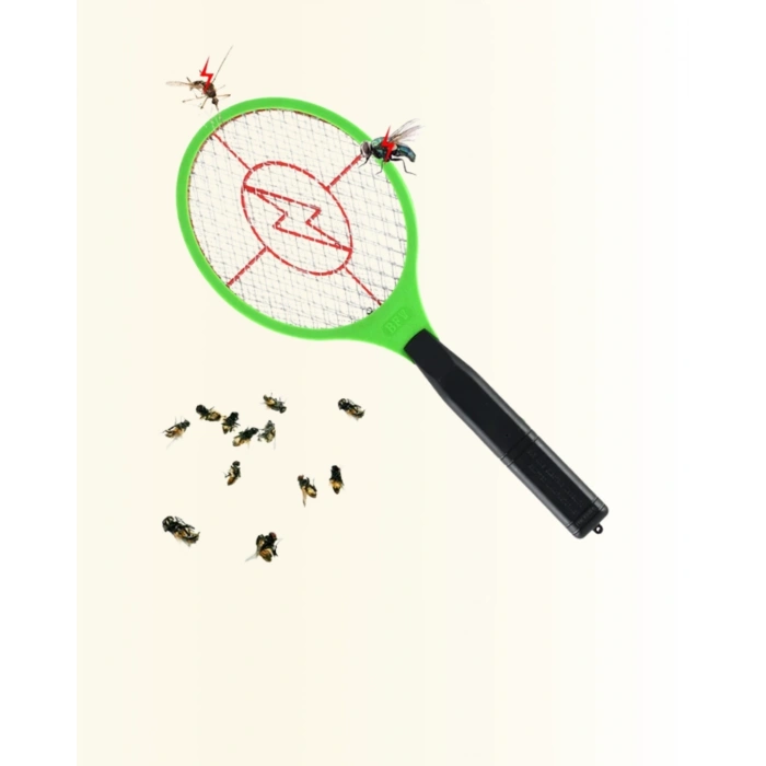 Çocuk ve Evcil Hayvan Dostu Elektrikli Sinek Raketi | Güvenli Kullanım