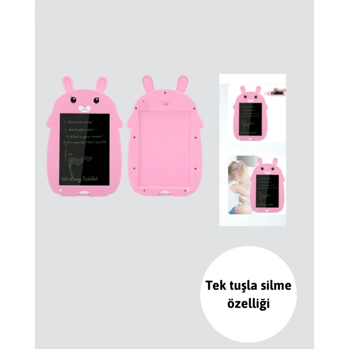 Çocuklar İçin LCD Yazı Tableti | Kilitli ve Göz Yormayan Ekran