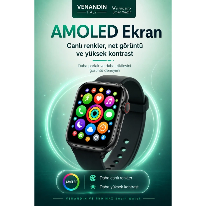 Çoklu Uygulama Destekli Bluetooth Akıllı Saat Dokunmatik Ekranlı Bildirim Özellikli