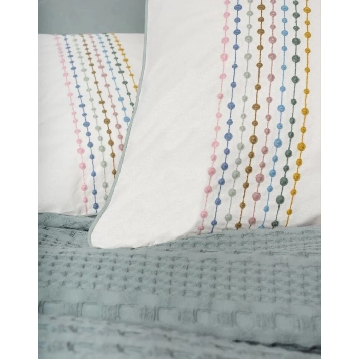 Cotton Box Aura Çift Kişilik Pike Takımı Pebble Mint