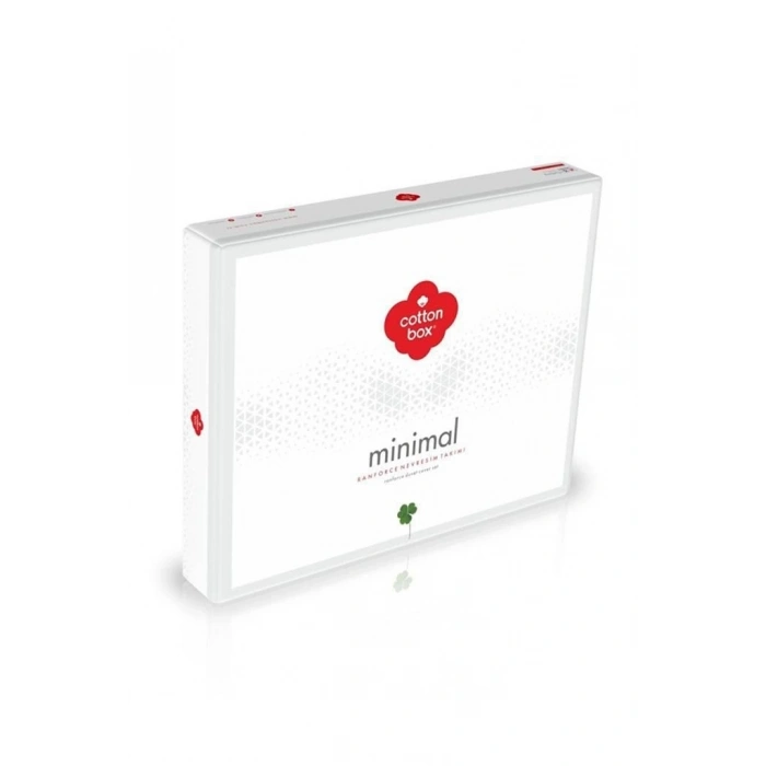 Cotton Box Minimal Çift Kişilik Nevresim Takımı Maro Gülkurusu