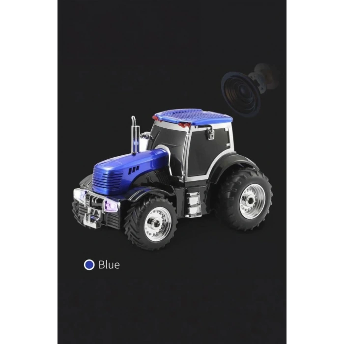 D42 Mavi Traktör Tasarım Usb/fm Radyo Bluetooth Hoparlör Speaker