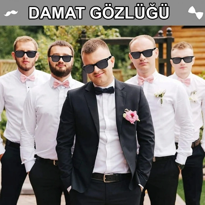 Damat Gözlüğü – Düğün ve Bekarlığa Veda Partisi Aksesuarı (5047)