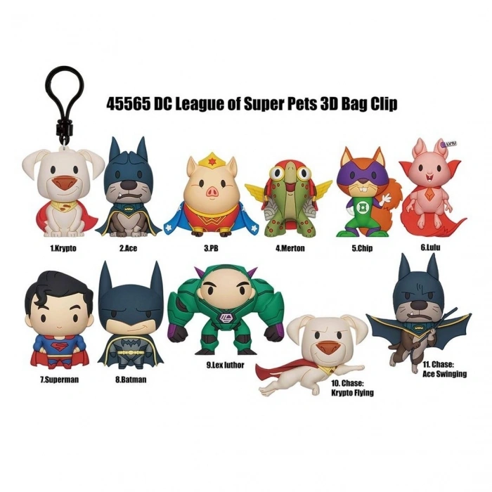 DC League of Super Pets Klipsli Figür