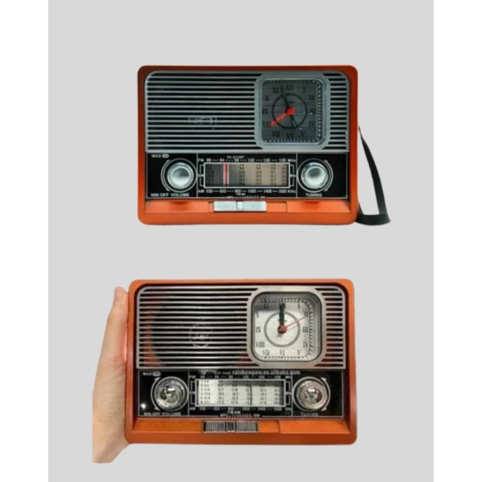 Dekoratif Vintage Radyo – Klasik Görünüm, Modern Fonksiyon ve Uzun Ömürlü Kullanım