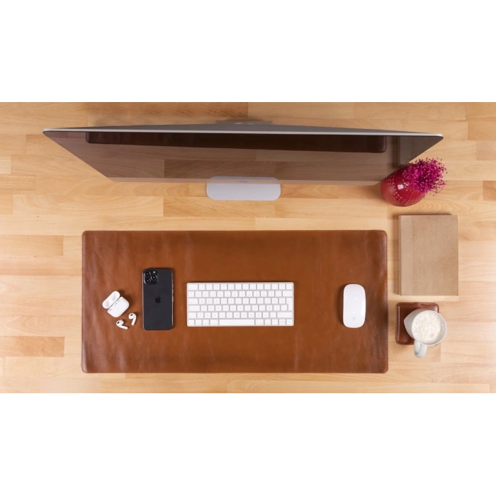 Deri Masa Matı 80*37cm RST2EF Taba