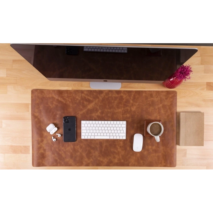 Deri Masa Matı 91*48cm TN11 Taba