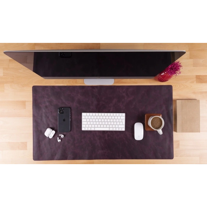 Deri Masa Matı 91*48cm TN6 Mor