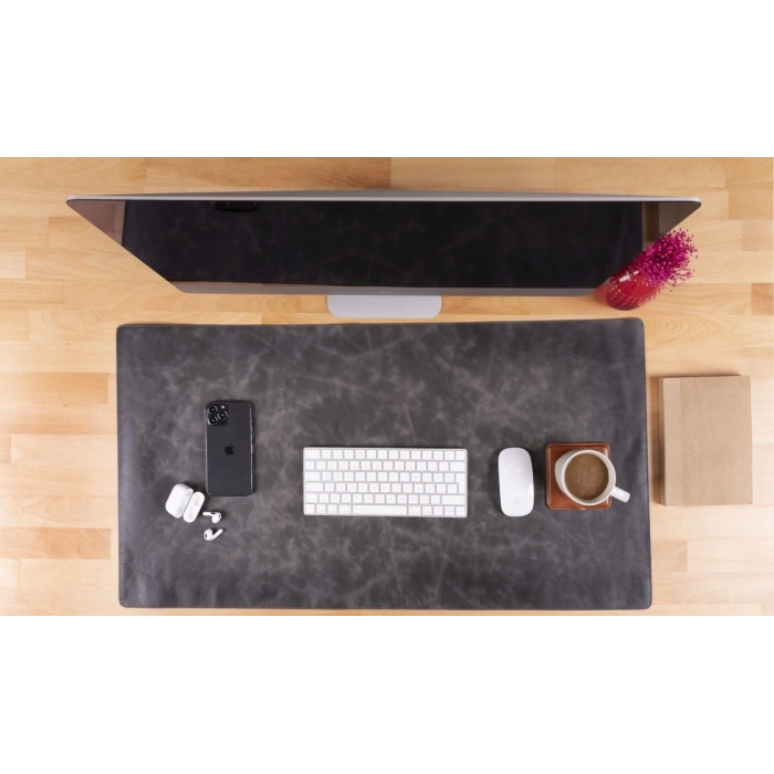 Deri Masa Matı 91*48cm VS4EF Gri