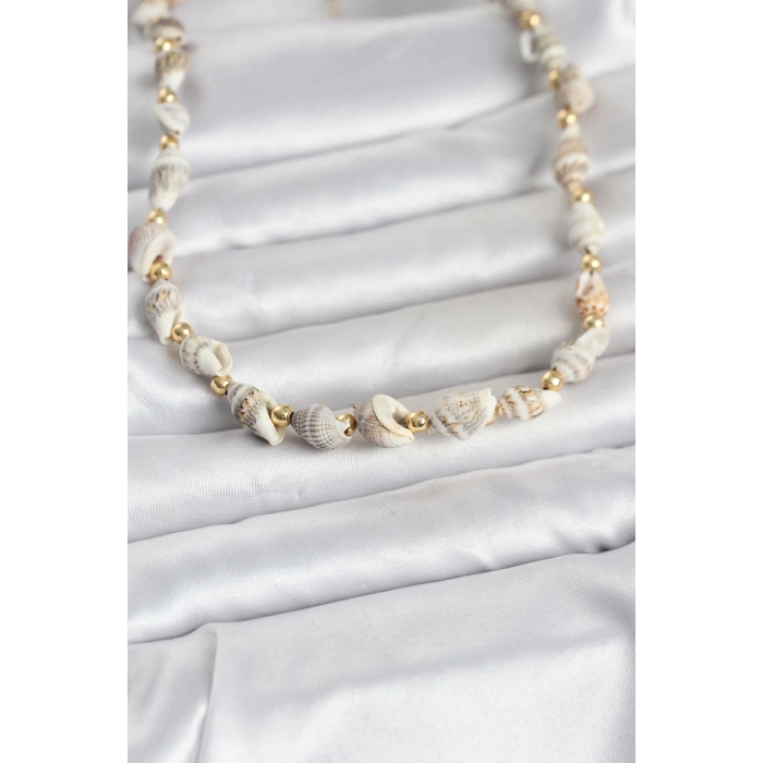 Doğal Deniz Kabuğu Dizi Kadın Kolye