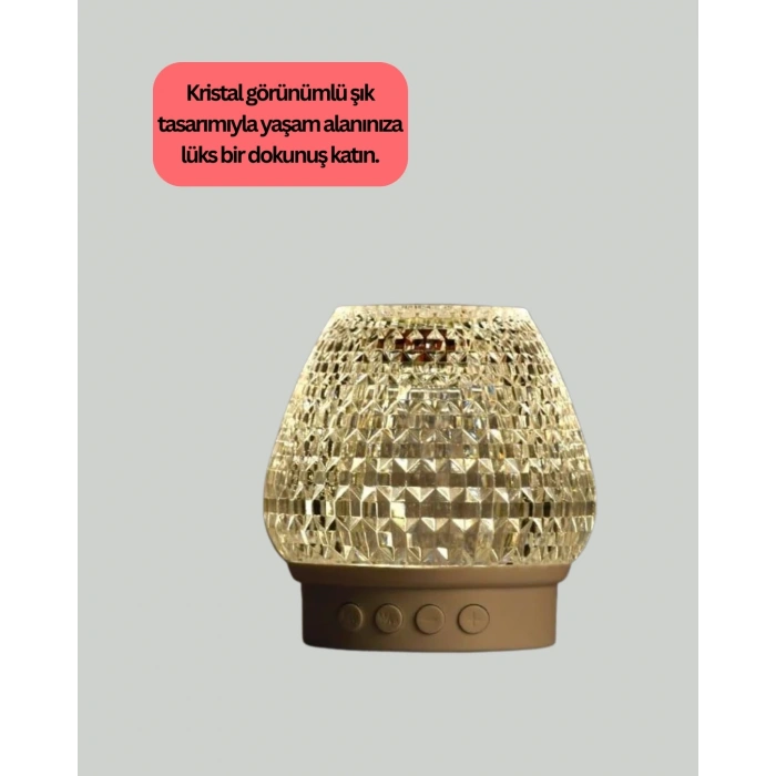 Dokunmatik Işıklı Kablosuz Bluetooth Hoparlör 5W