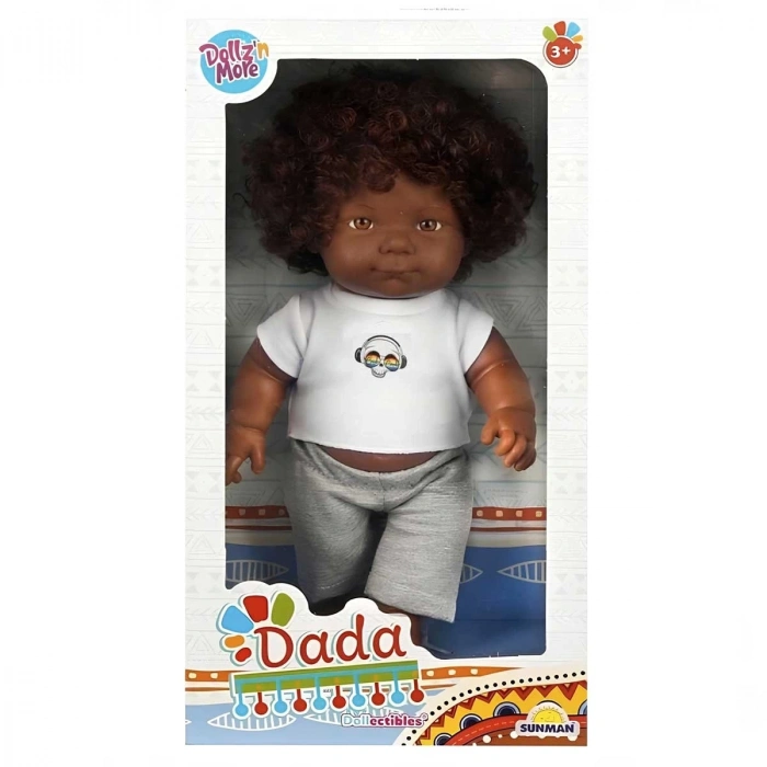 Dollzn More Dada Kıvırcık Saçlı Bebek 60 cm - S01060091