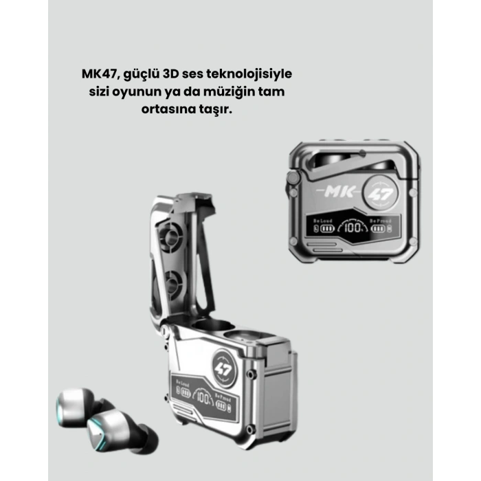 Düşük Gecikmeli Kablosuz Kulaklık – Oyun ve Müzik Modu Destekli