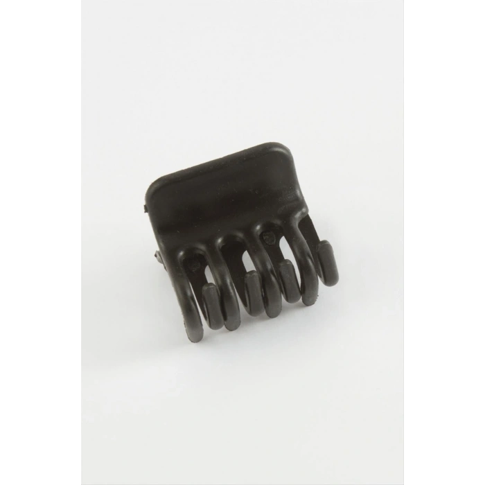 Düz Siyah Renkli Mandal Toka 4 cm