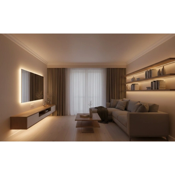 Eco Lounge 5 Metre CATA CT 4541 İç Mekan 216 Çipli COB Şerit LED 3200K Gün Işığı 12V